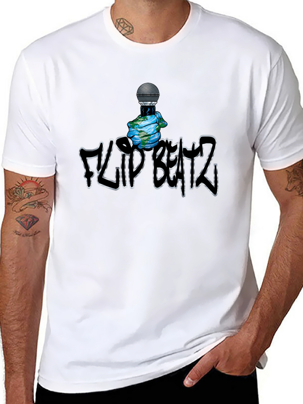 Flip Beatz Graphic T-Shirt - Music Inspired Tee