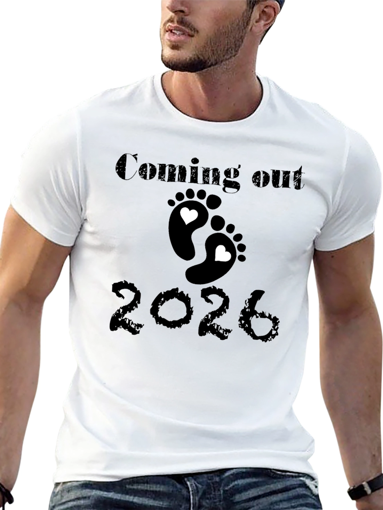 Coming Out 2026 Baby Announcement Tee