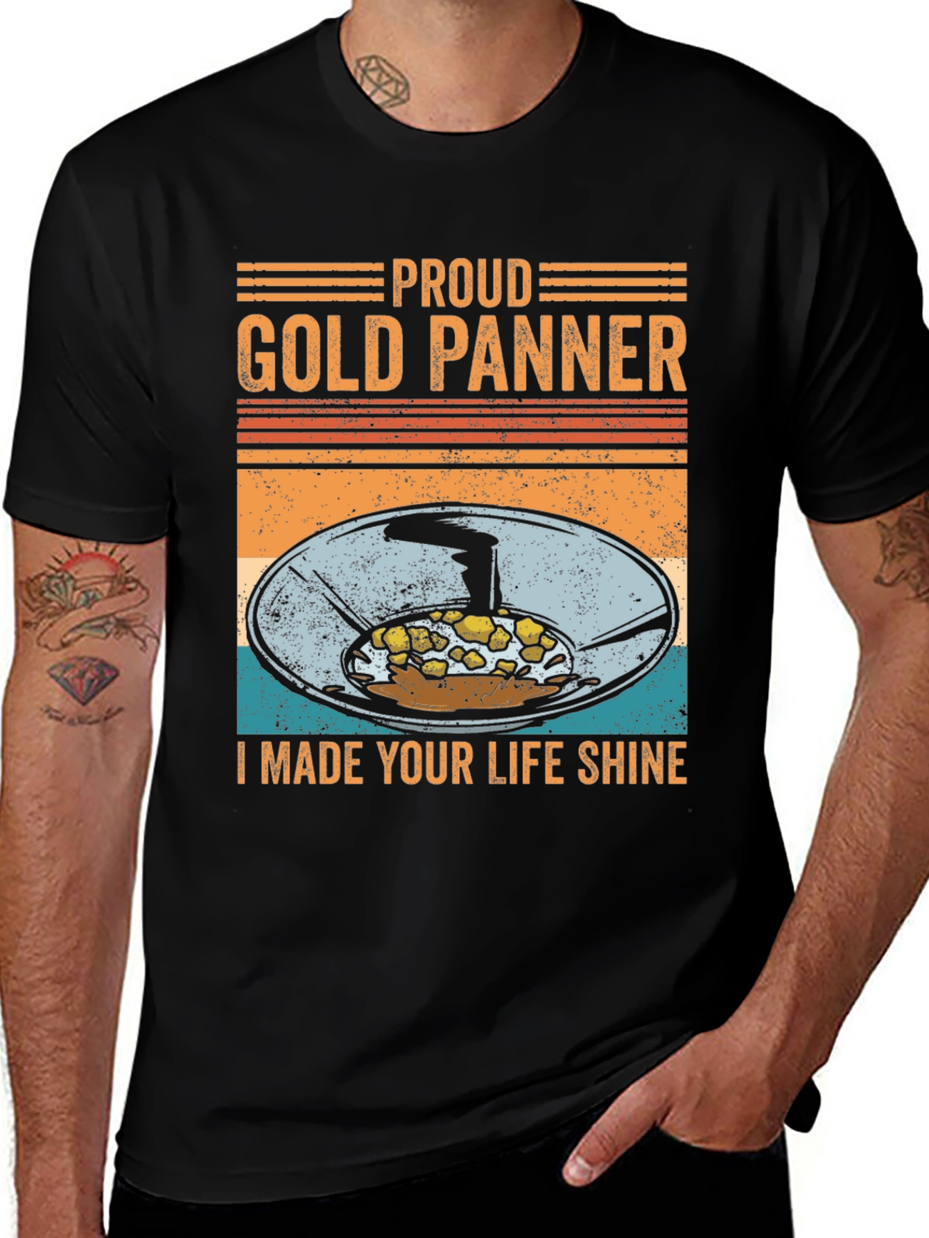 Proud Gold Panner T-Shirt