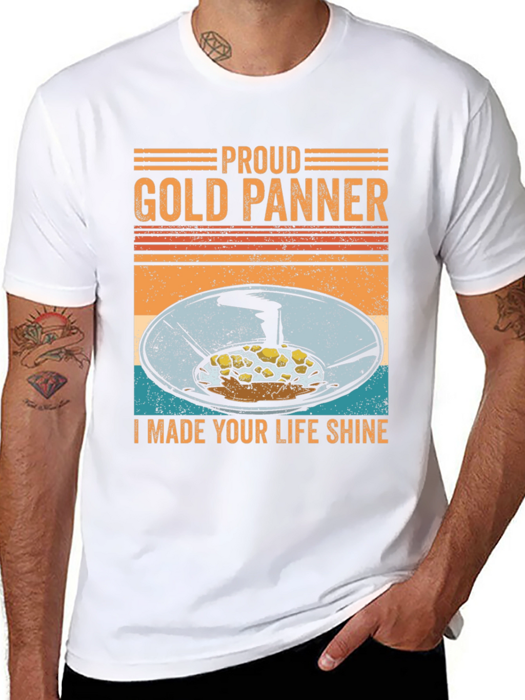 Proud Gold Panner T-Shirt