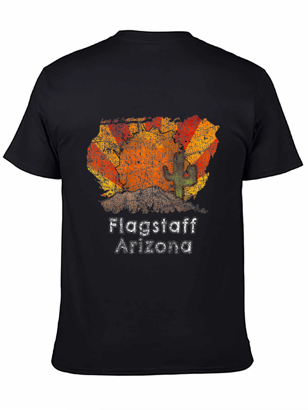 Flagstaff Arizona Graphic Tee - Desert Cactus T-Shirt