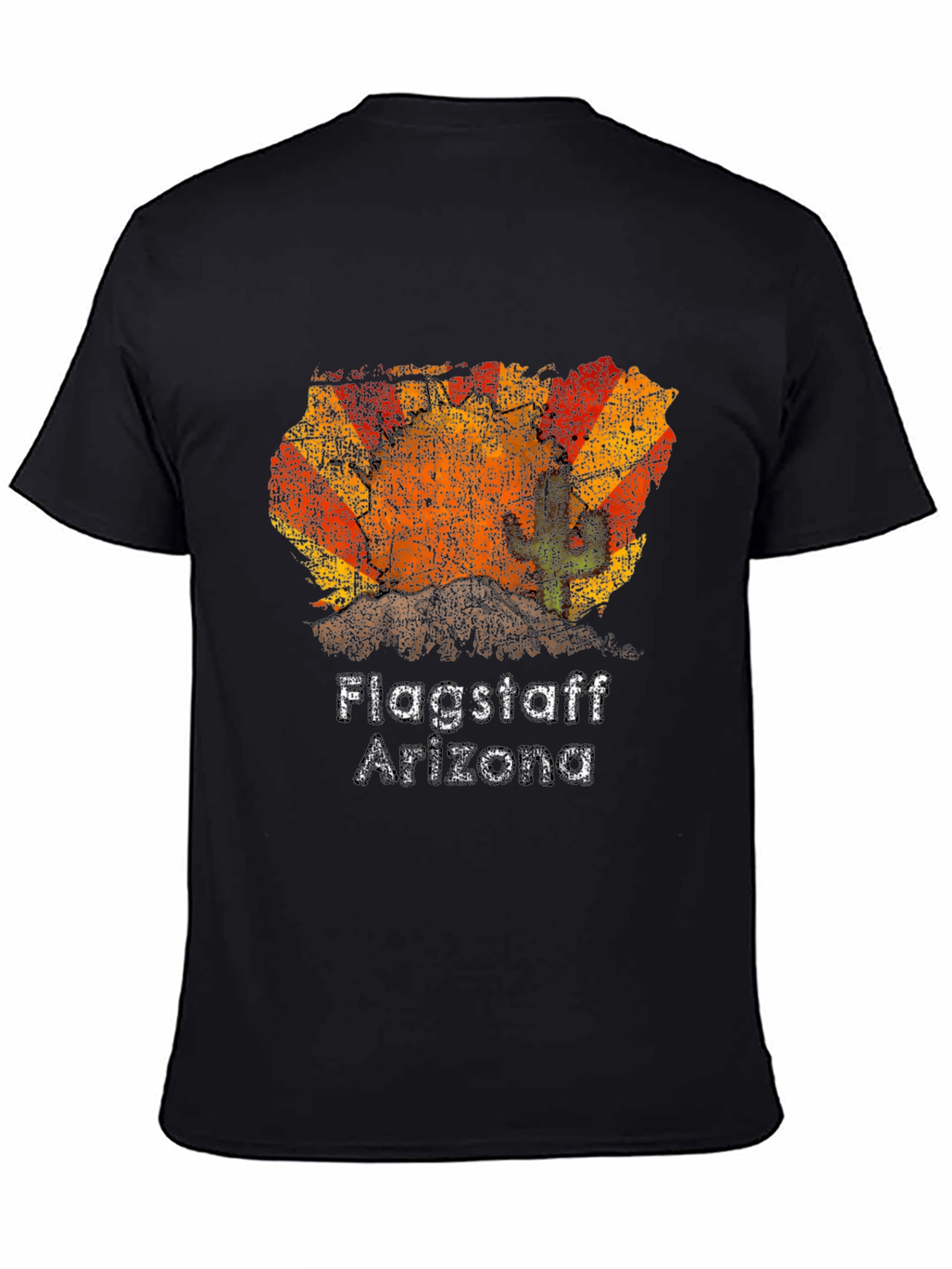 Flagstaff Arizona Graphic Tee - Desert Cactus T-Shirt