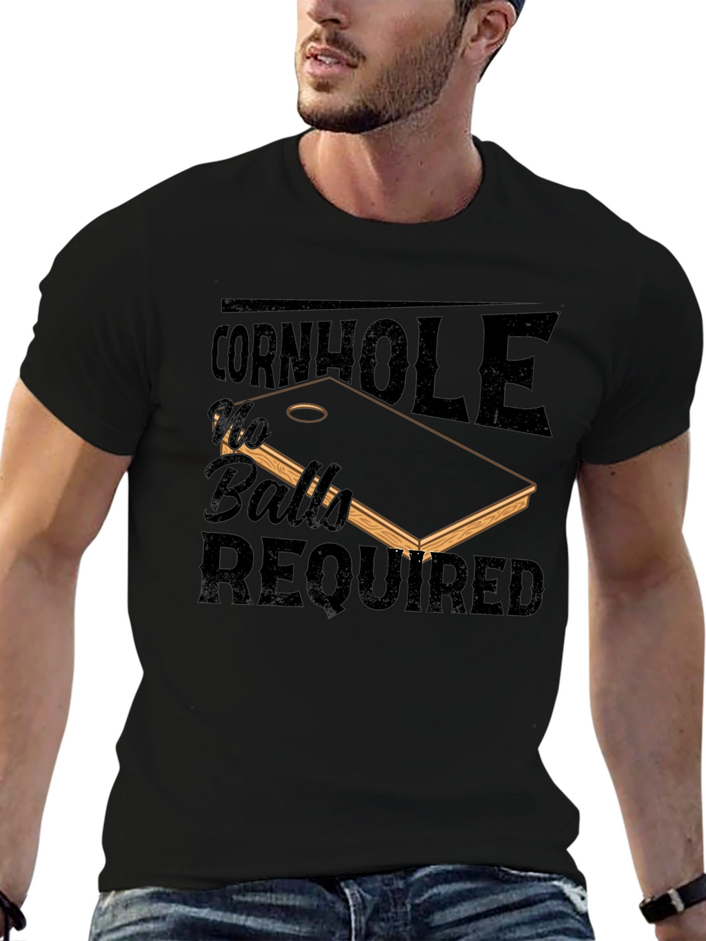 Cornhole No Balls Required T-Shirt