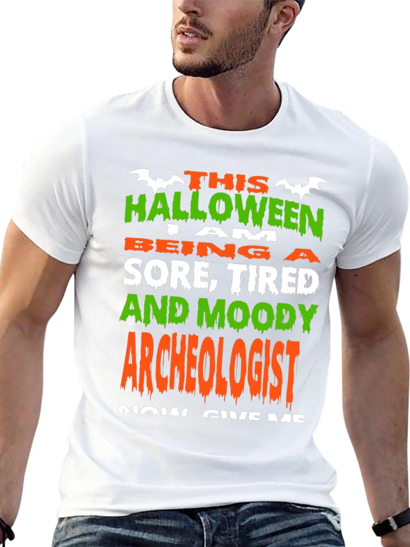 Halloween Archeologist T-Shirt - Sore Tired & Moody