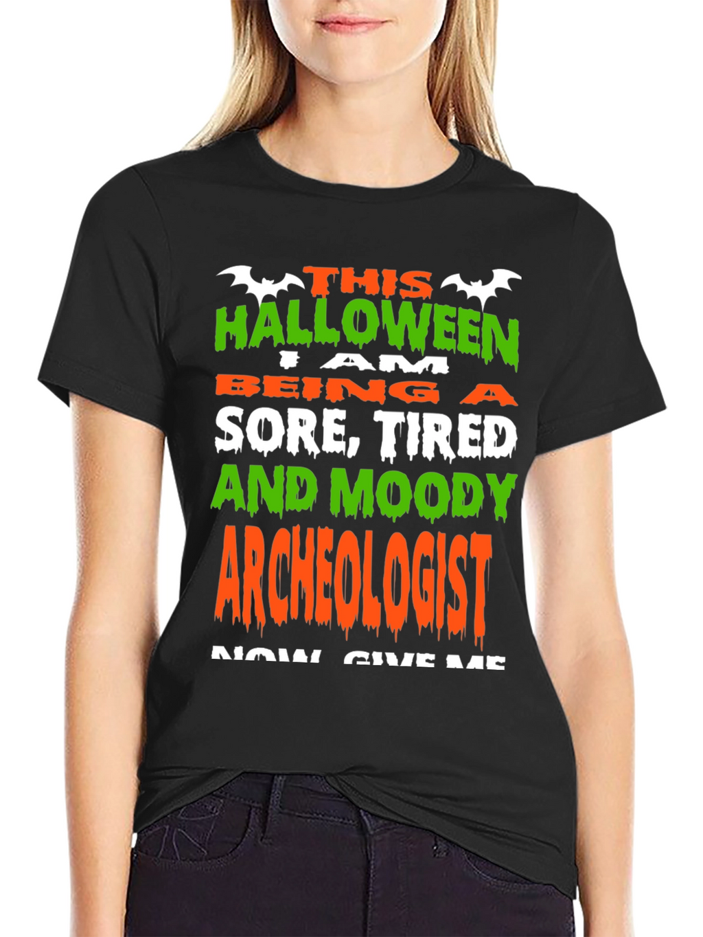Halloween Archeologist T-Shirt - Sore Tired & Moody
