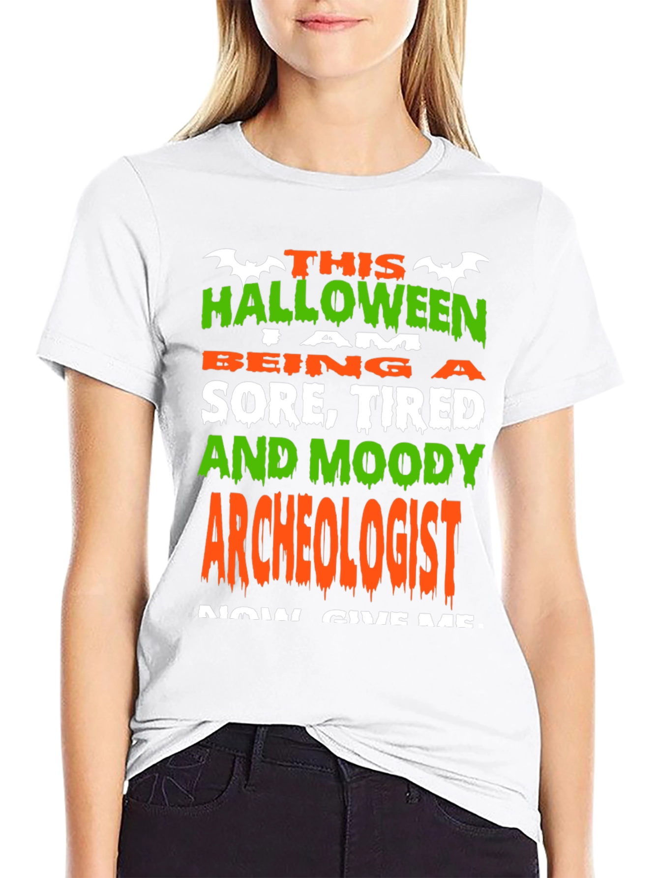 Halloween Archeologist T-Shirt - Sore Tired & Moody