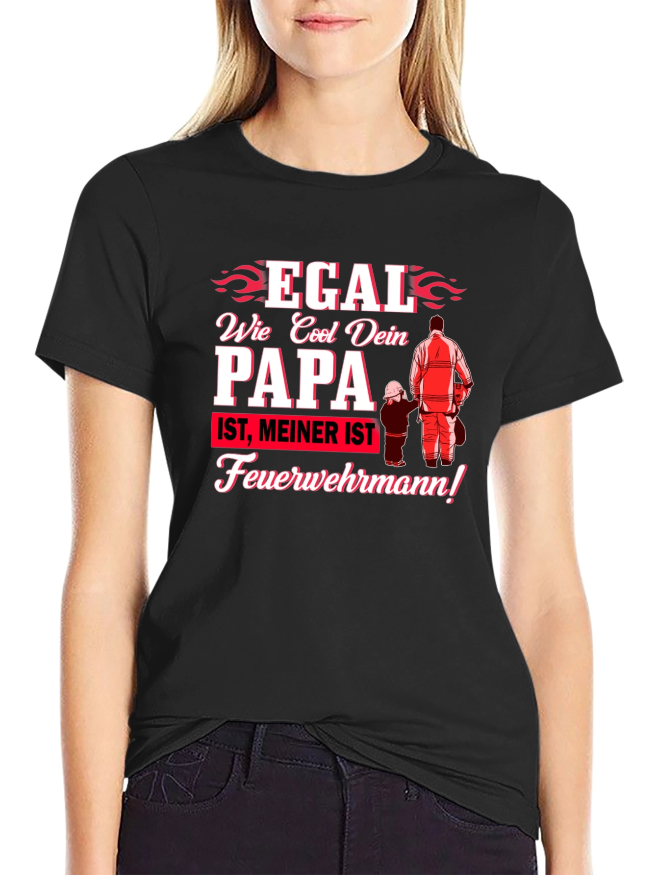 Cool Dad Firefighter T-Shirt