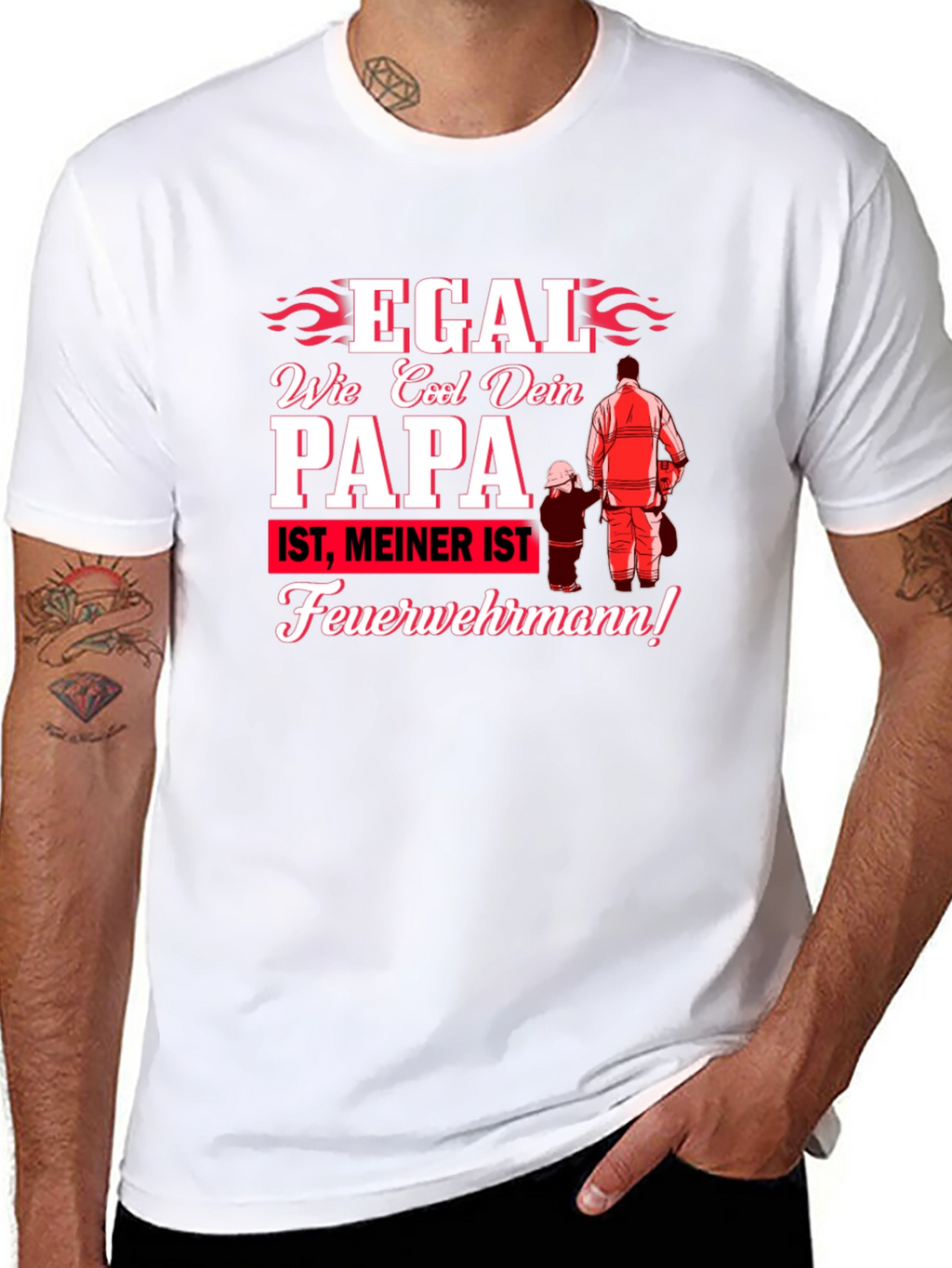 Cool Dad Firefighter T-Shirt