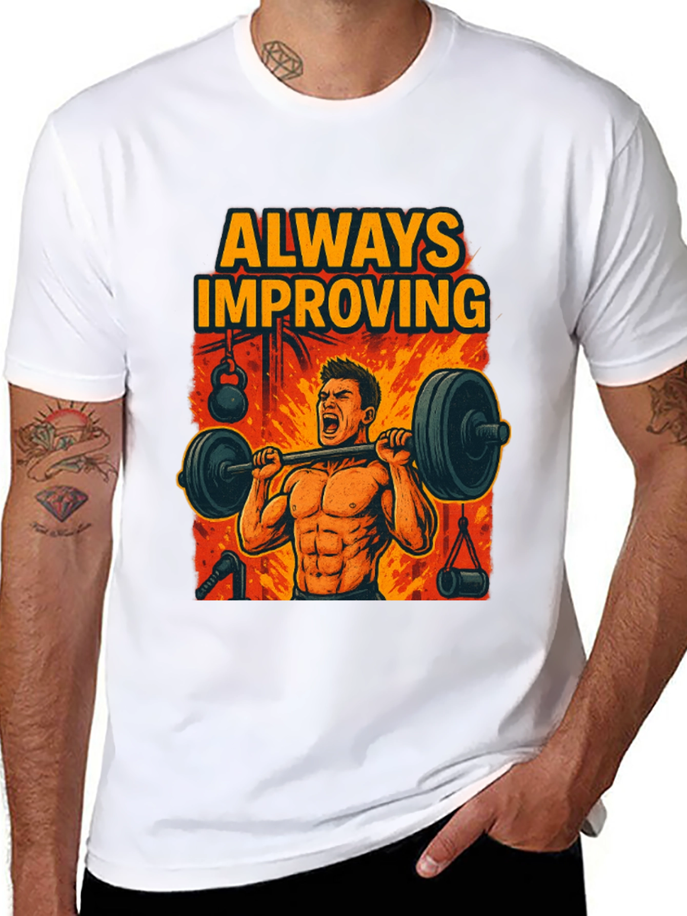 Always Improving Gym T-Shirt