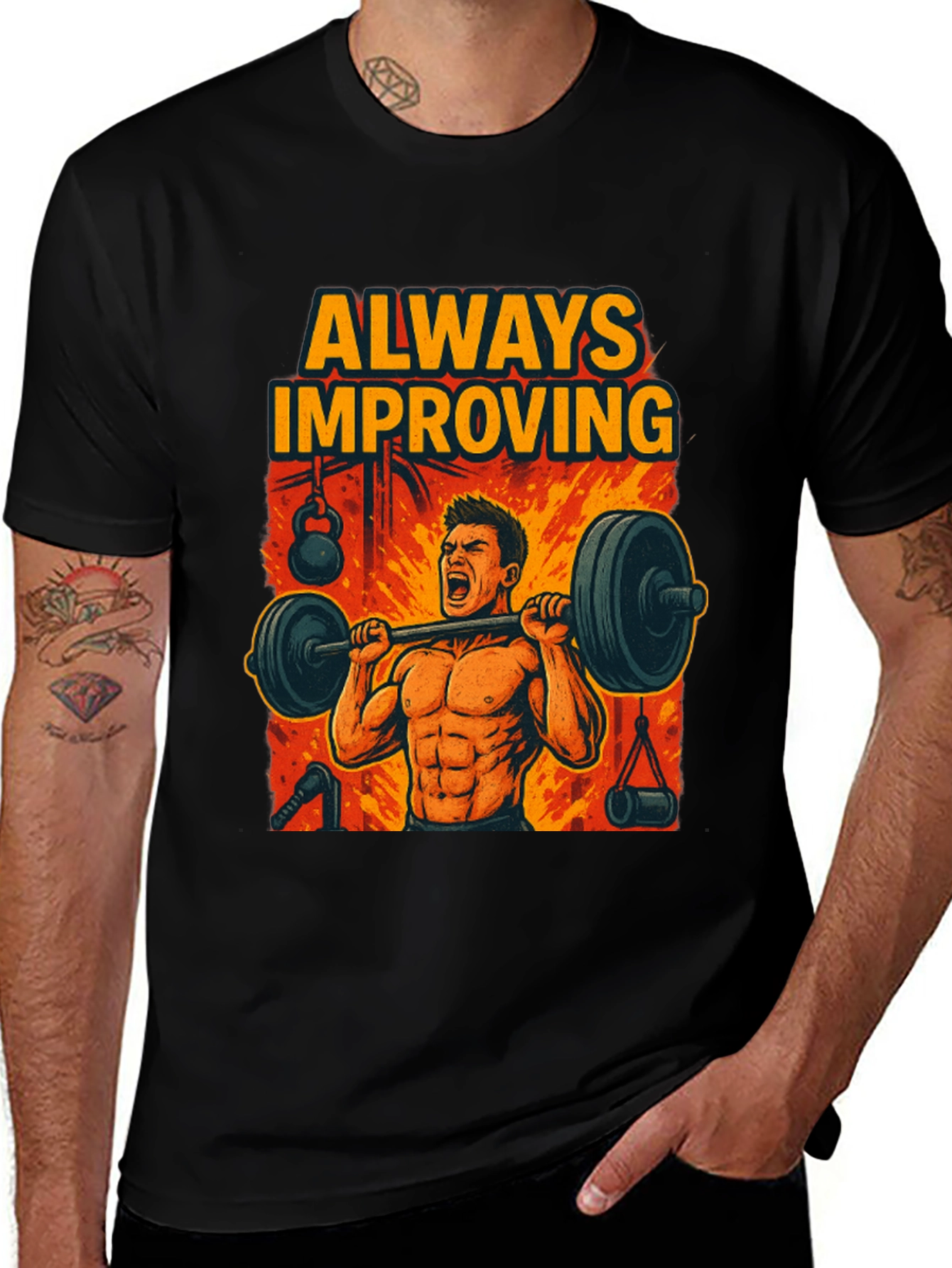 Always Improving Gym T-Shirt
