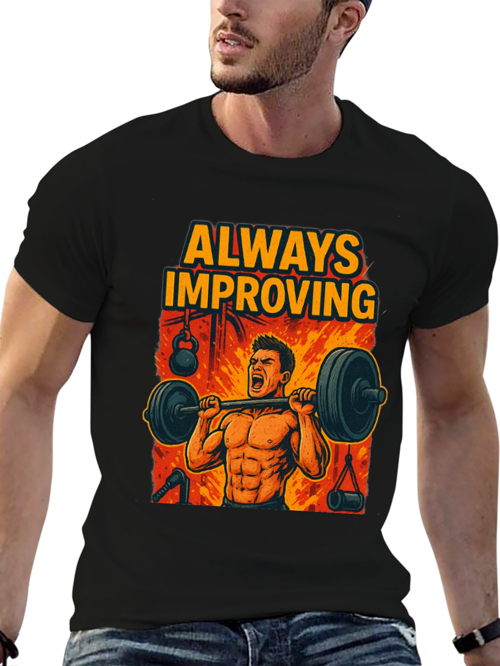 Always Improving Gym T-Shirt