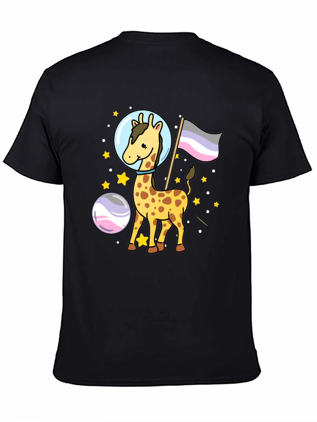Astronaut Giraffe Graphic Tee