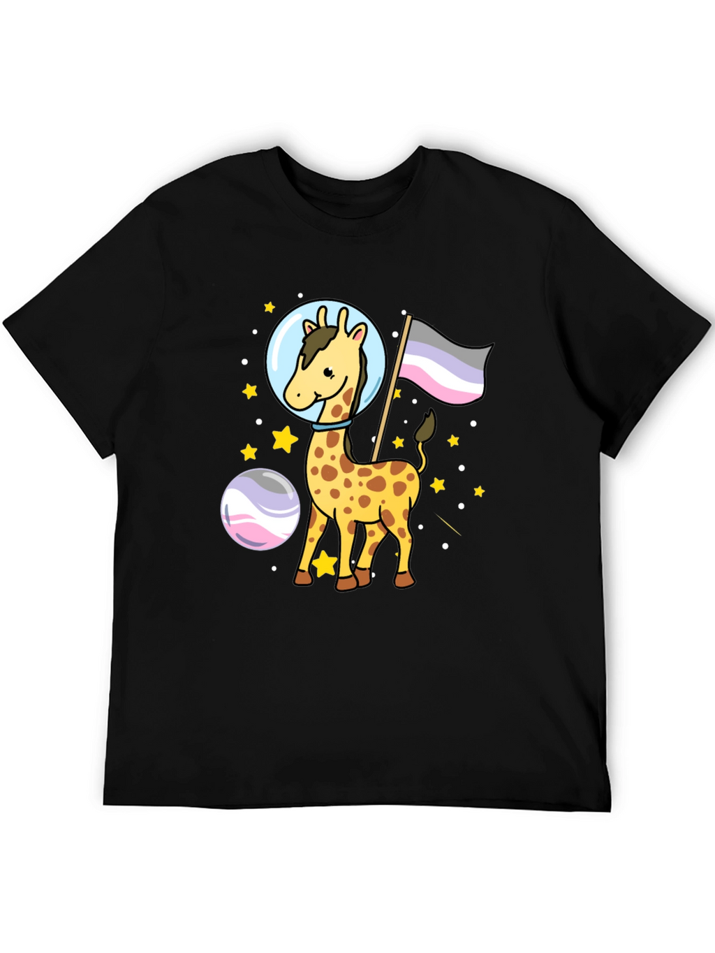 Astronaut Giraffe Graphic Tee