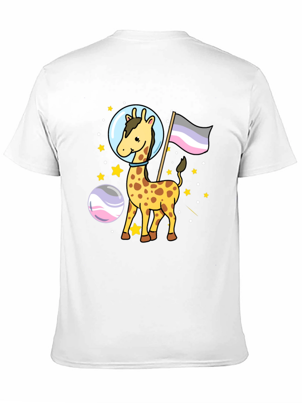 Astronaut Giraffe Graphic Tee