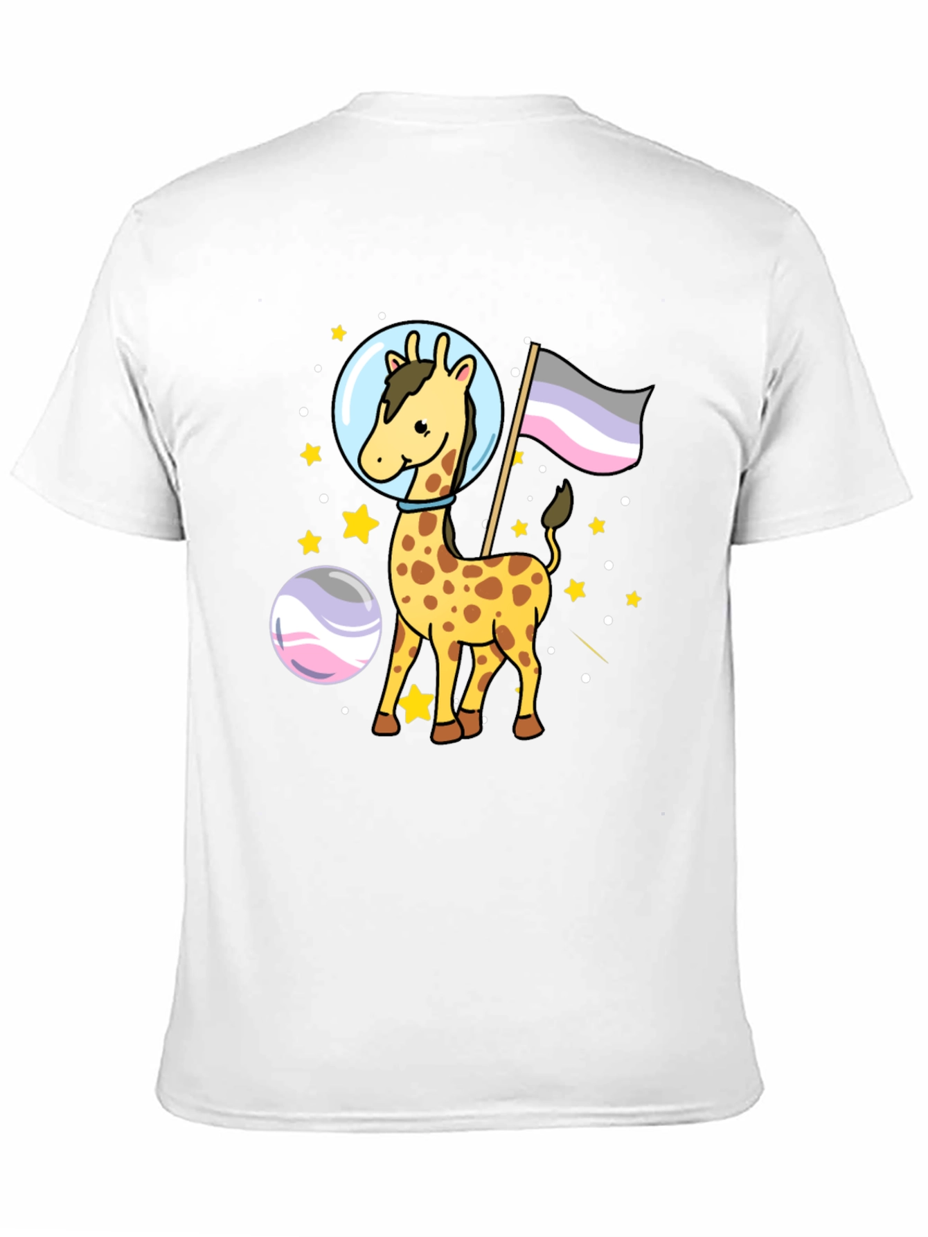 Astronaut Giraffe Graphic Tee