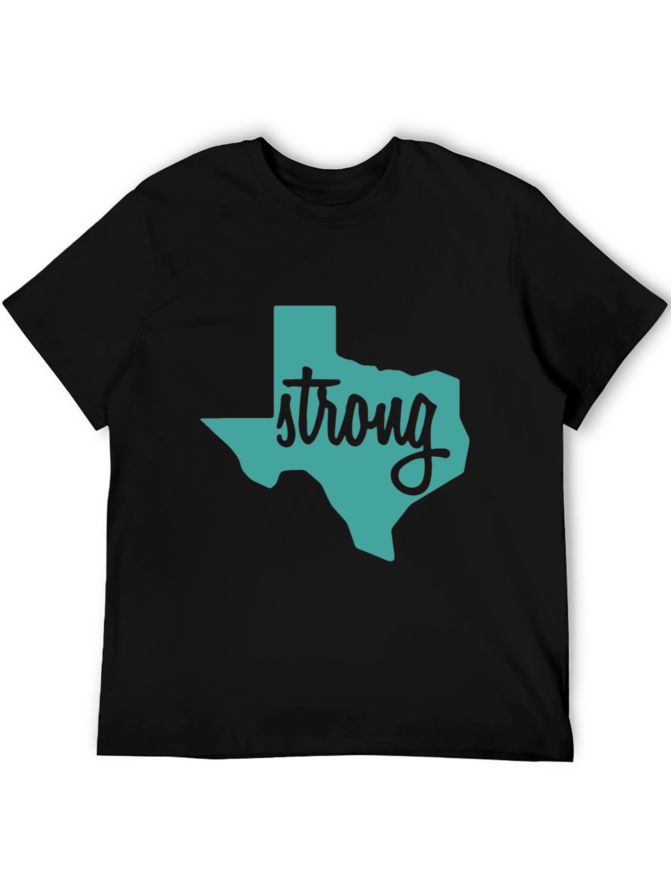 Texas Strong Graphic Tee - Mens Black T-Shirt