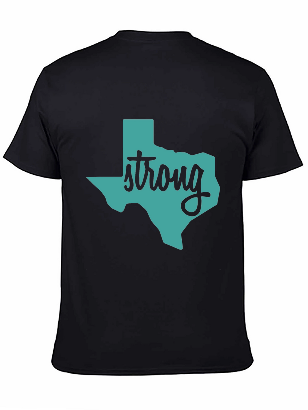 Texas Strong Graphic Tee - Mens Black T-Shirt