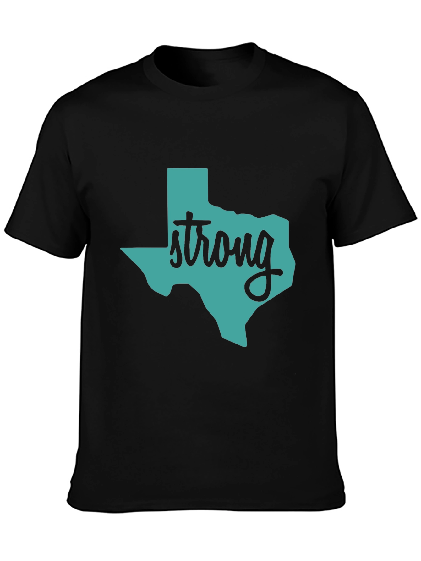 Texas Strong Graphic Tee - Mens Black T-Shirt