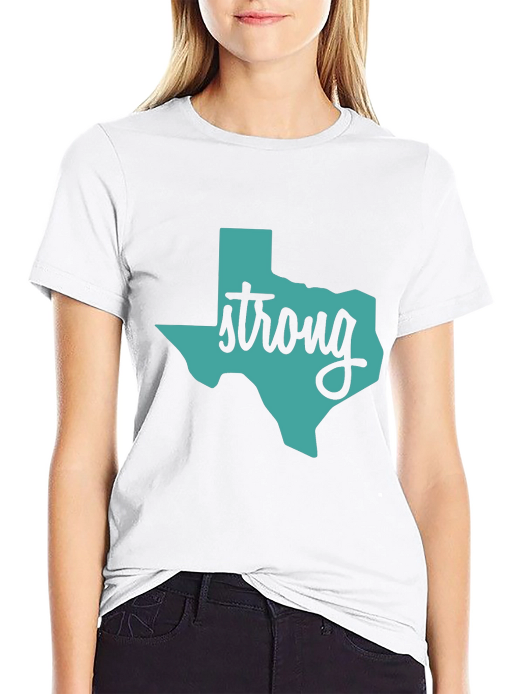 Texas Strong Graphic Tee - Mens Black T-Shirt