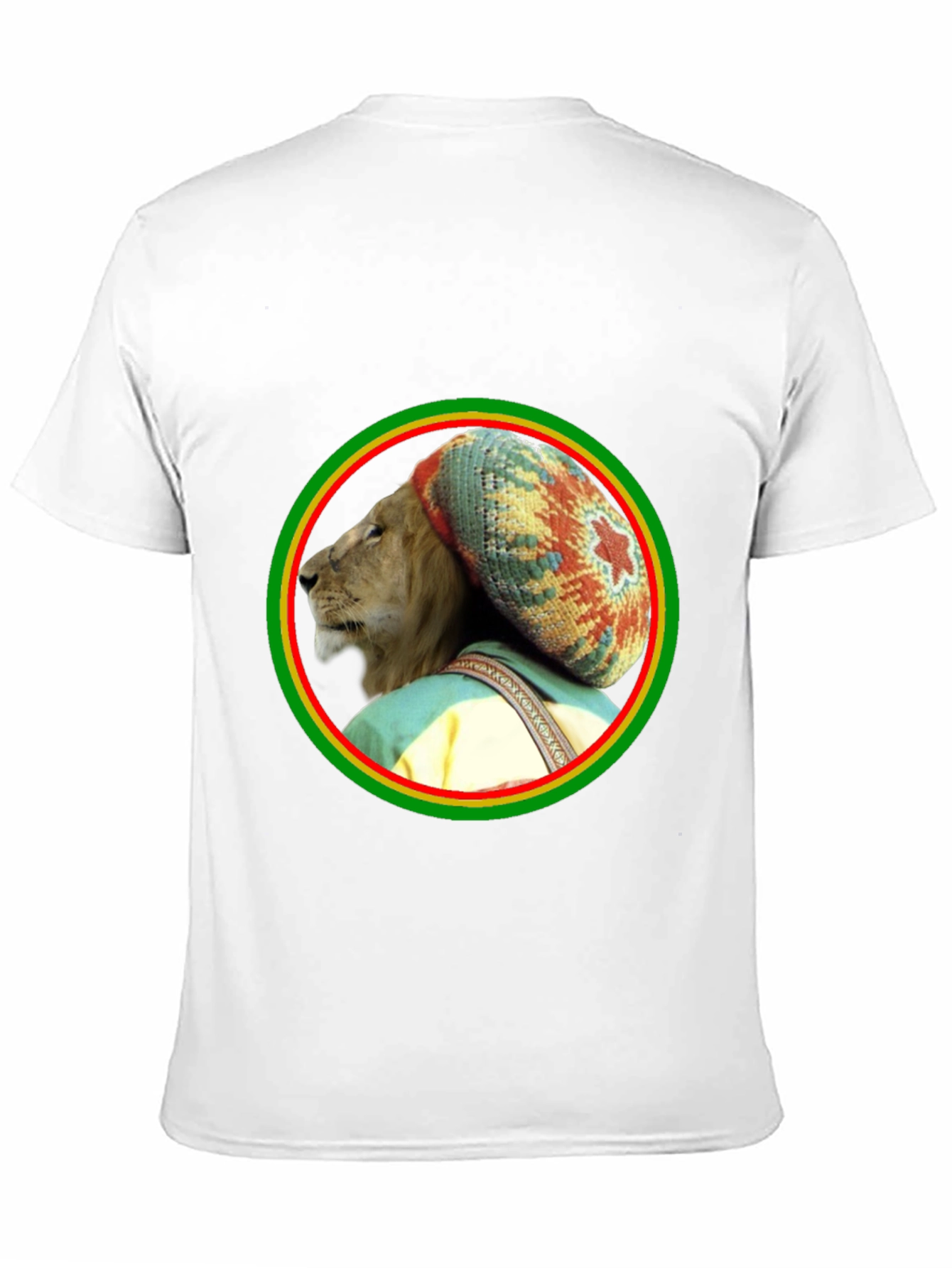 Rasta Lion Graphic Tee - Reggae Vibes