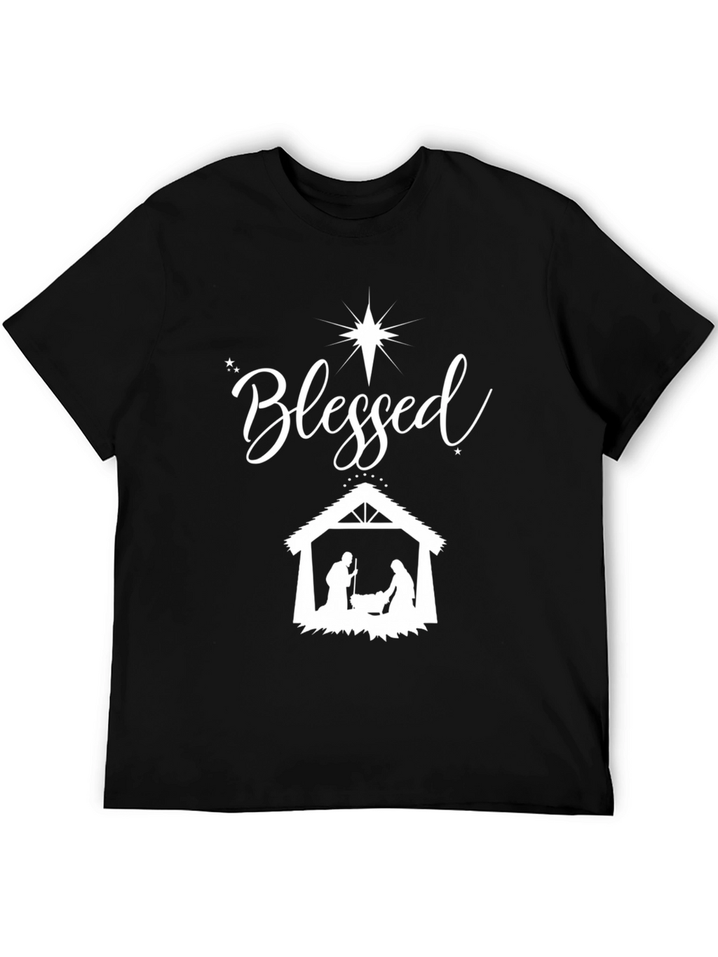 Blessed Nativity T-Shirt - Christian Christmas Tee