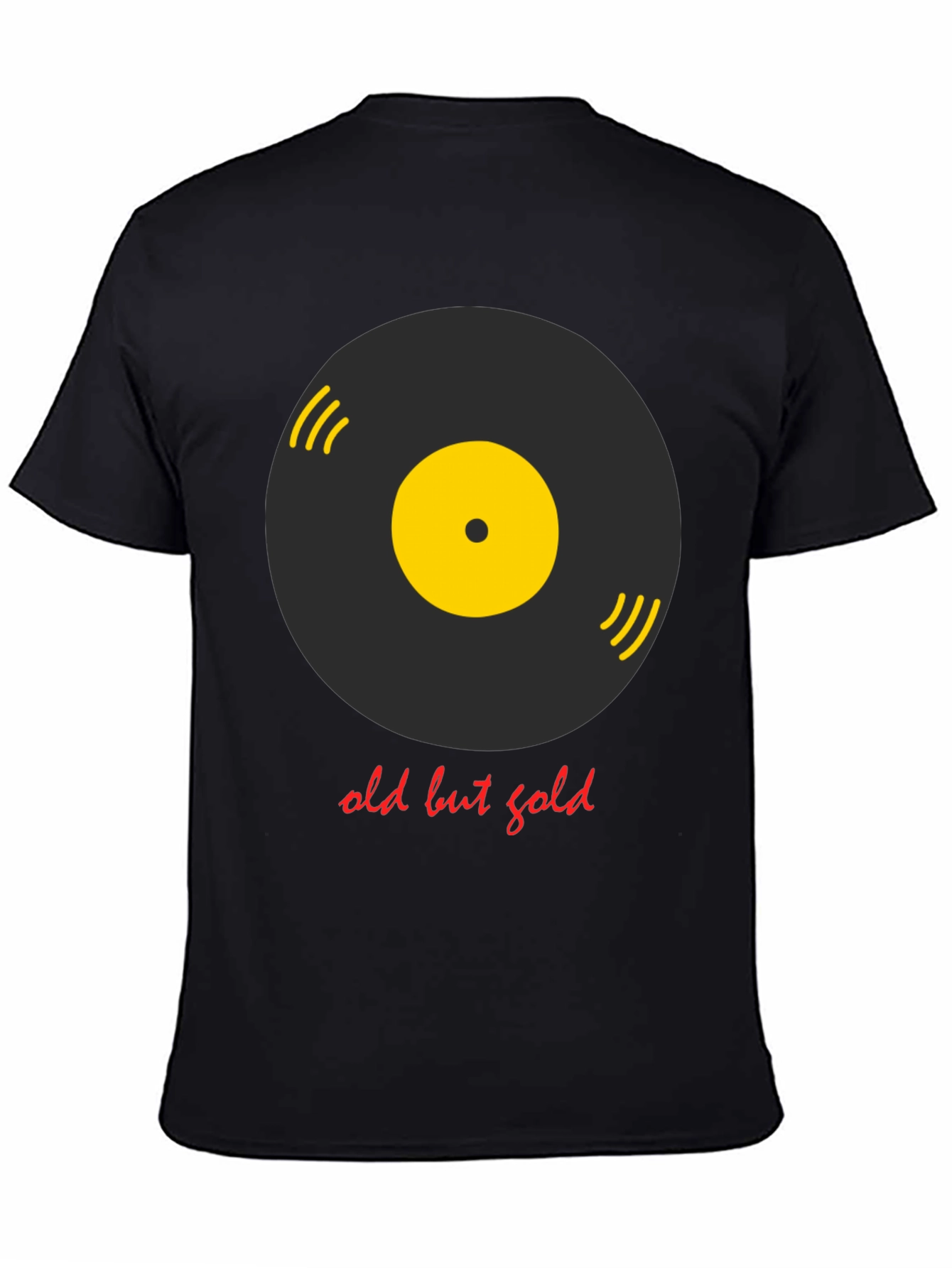 Vintage Vinyl Record Graphic Tee - Old But Gold