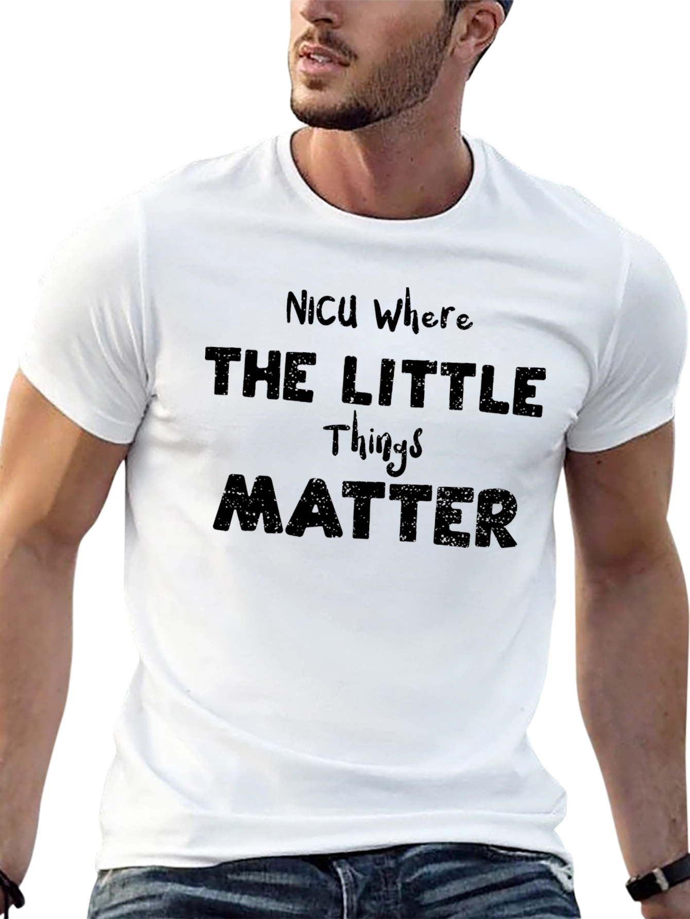 NICU Where The Little Things Matter Graphic T-Shirt