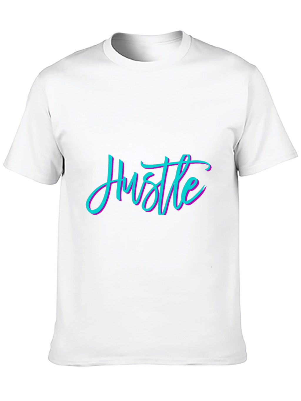 Hustle Graphic Black T-Shirt - Premium Comfort