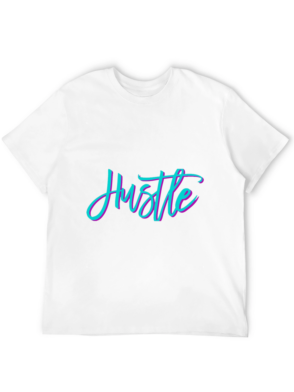 Hustle Graphic Black T-Shirt - Premium Comfort