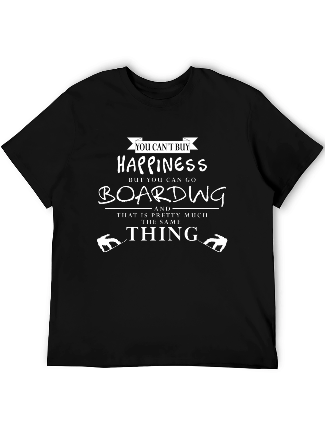 Boarding Happiness Graphic T-Shirt
