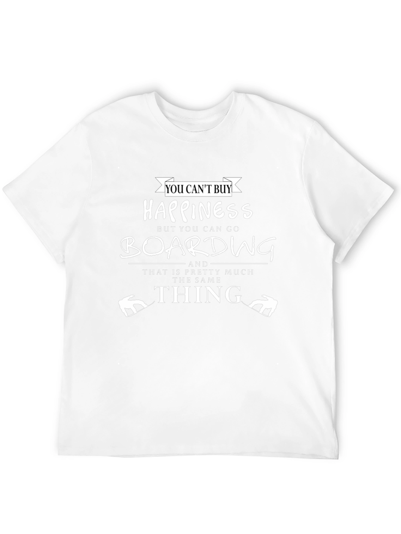 Boarding Happiness Graphic T-Shirt