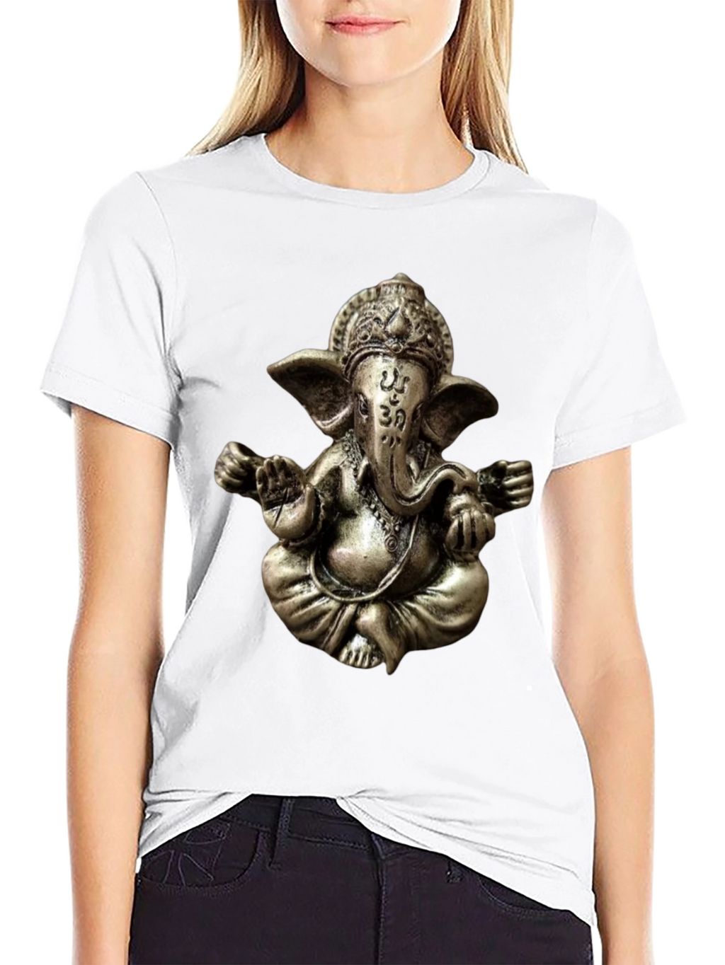 Ganesha Graphic Tee - Spiritual Om Design
