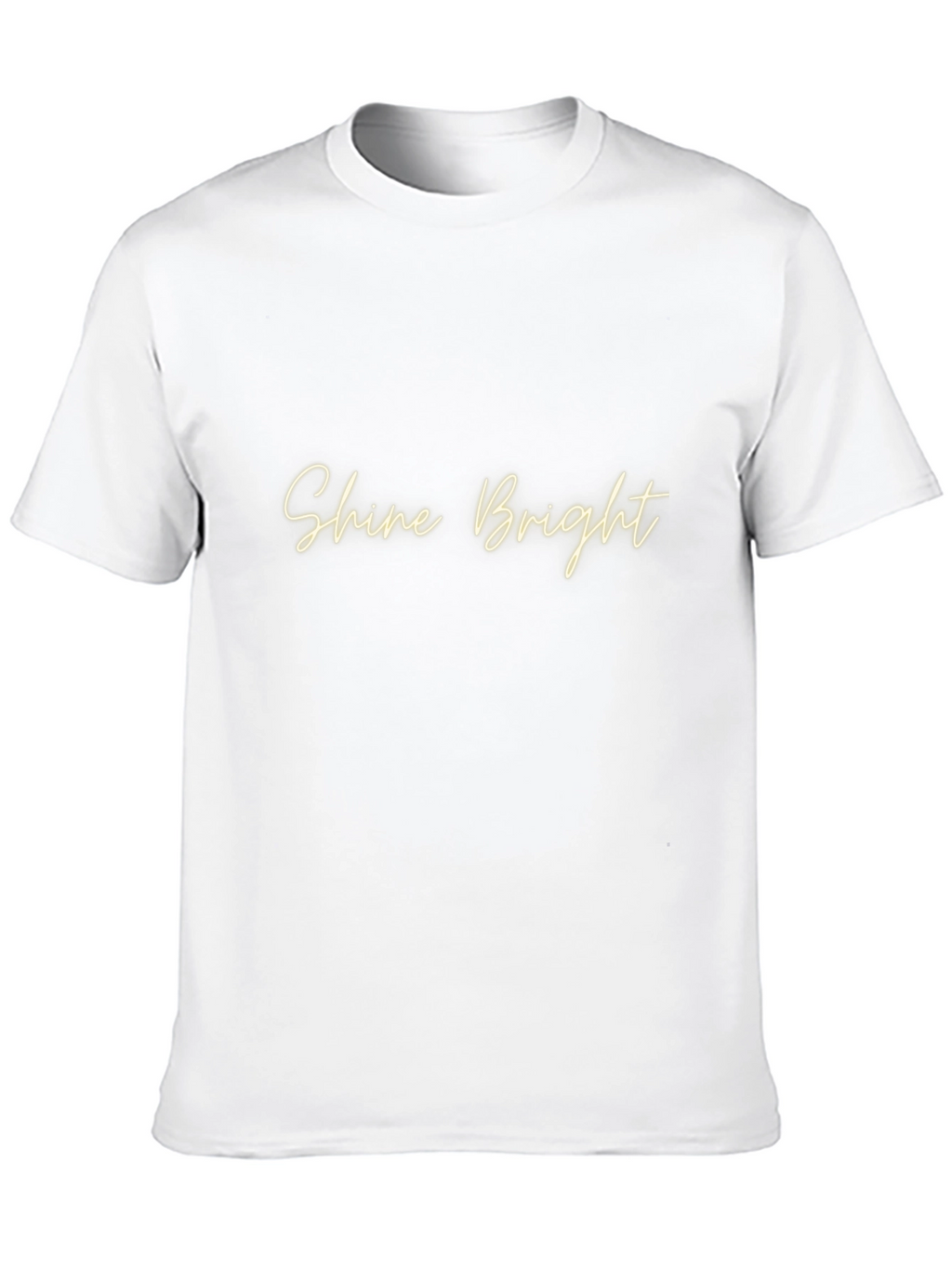 Shine Bright Black Tee - Stylish Mens Casual Wear