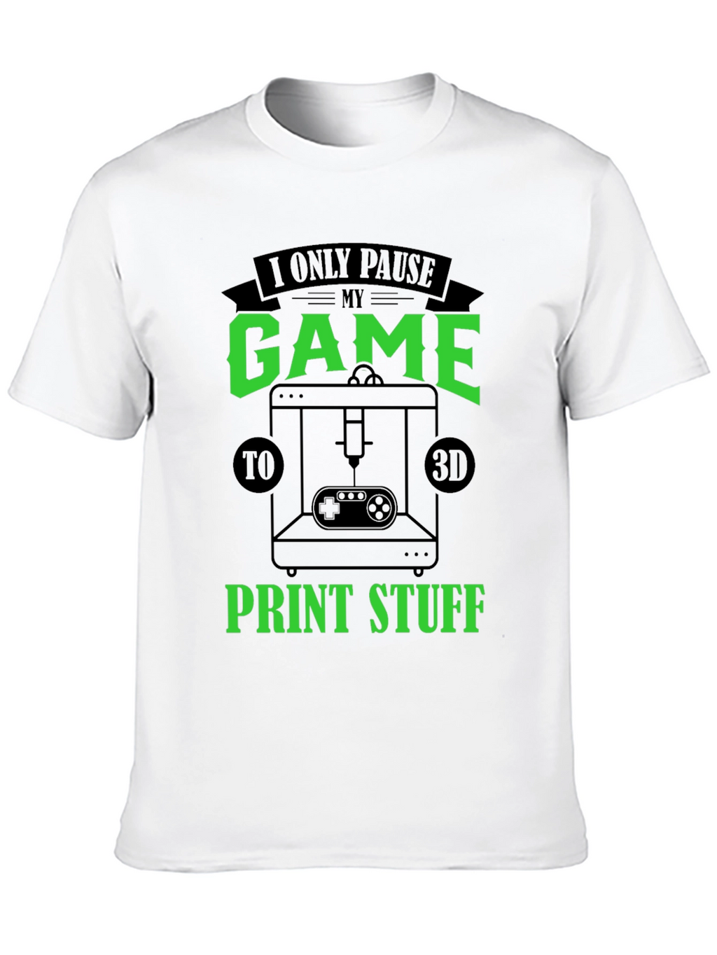 Gamer 3D Print T-Shirt