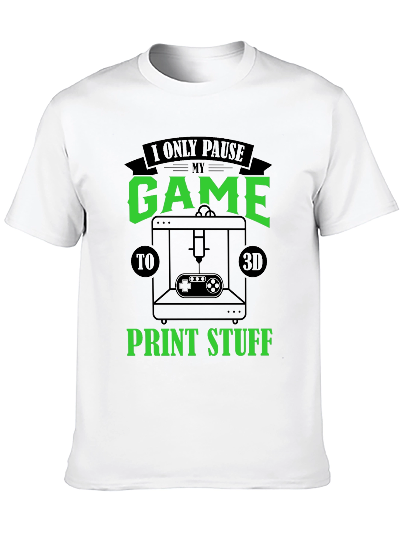 Gamer 3D Print T-Shirt