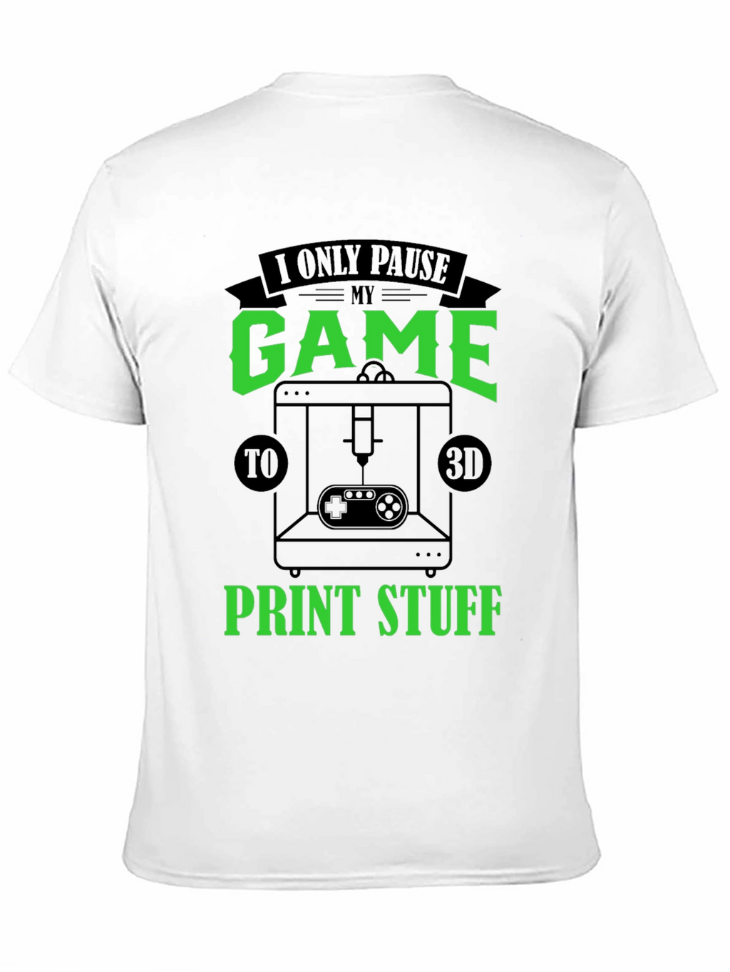 Gamer 3D Print T-Shirt