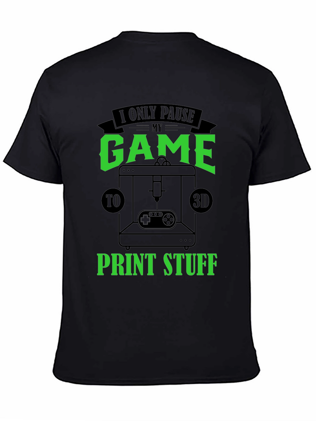 Gamer 3D Print T-Shirt