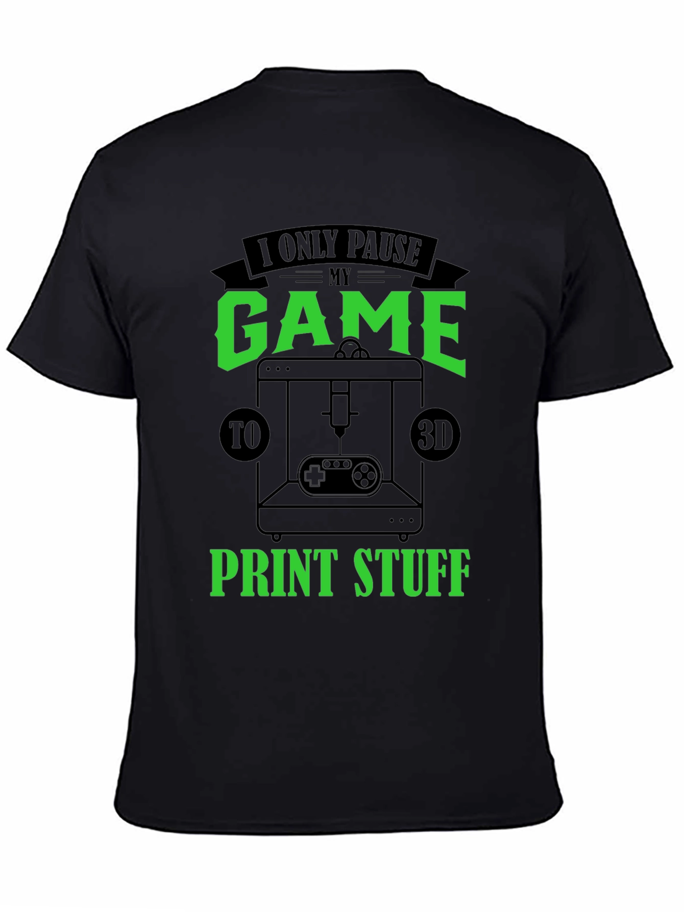 Gamer 3D Print T-Shirt