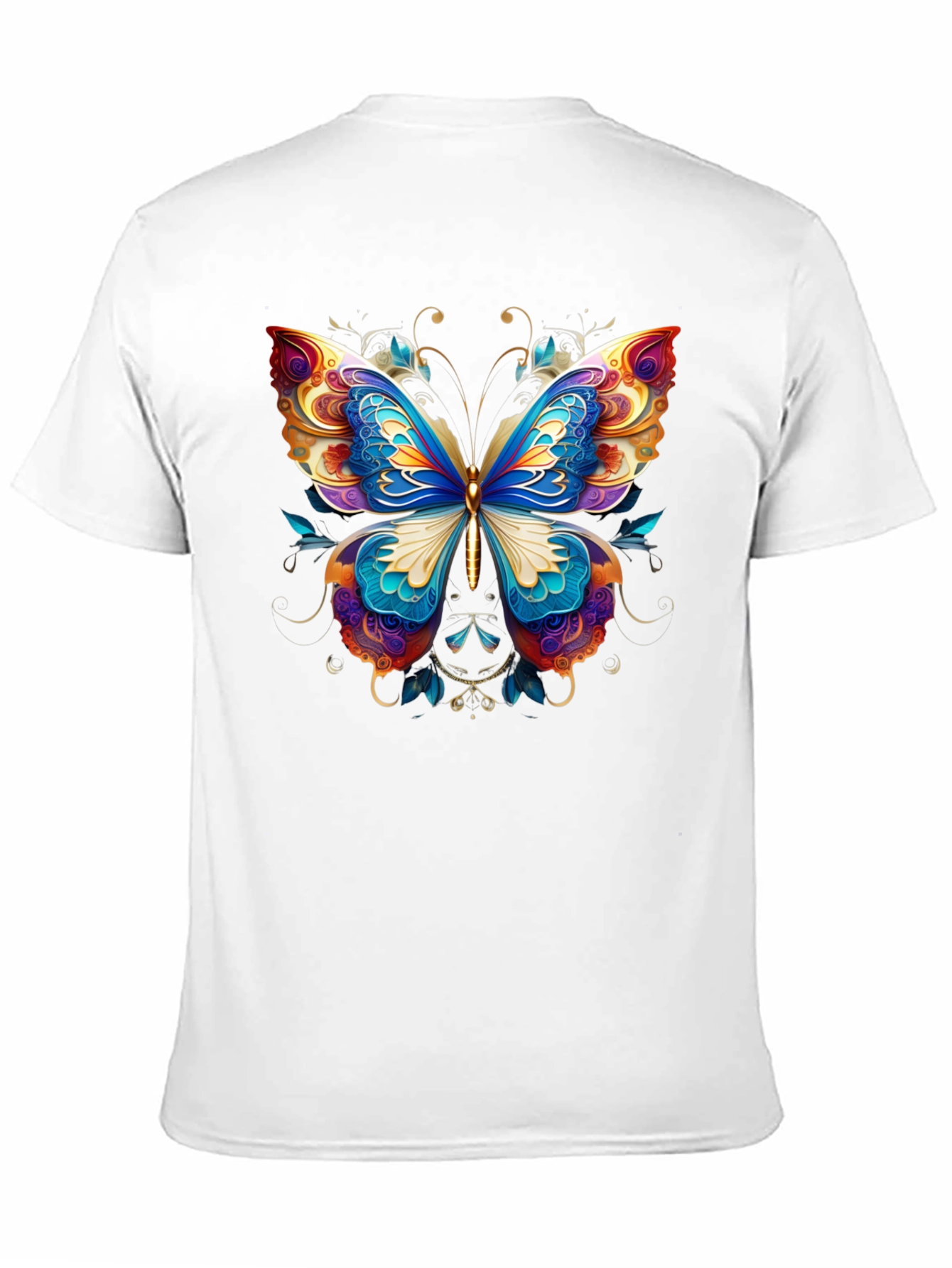 Butterfly Graphic Black T-Shirt