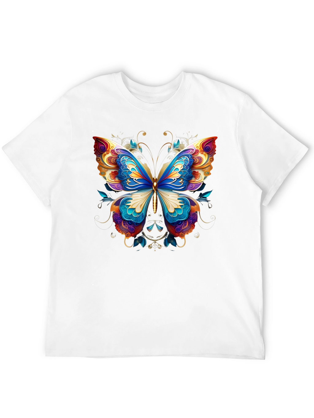 Butterfly Graphic Black T-Shirt