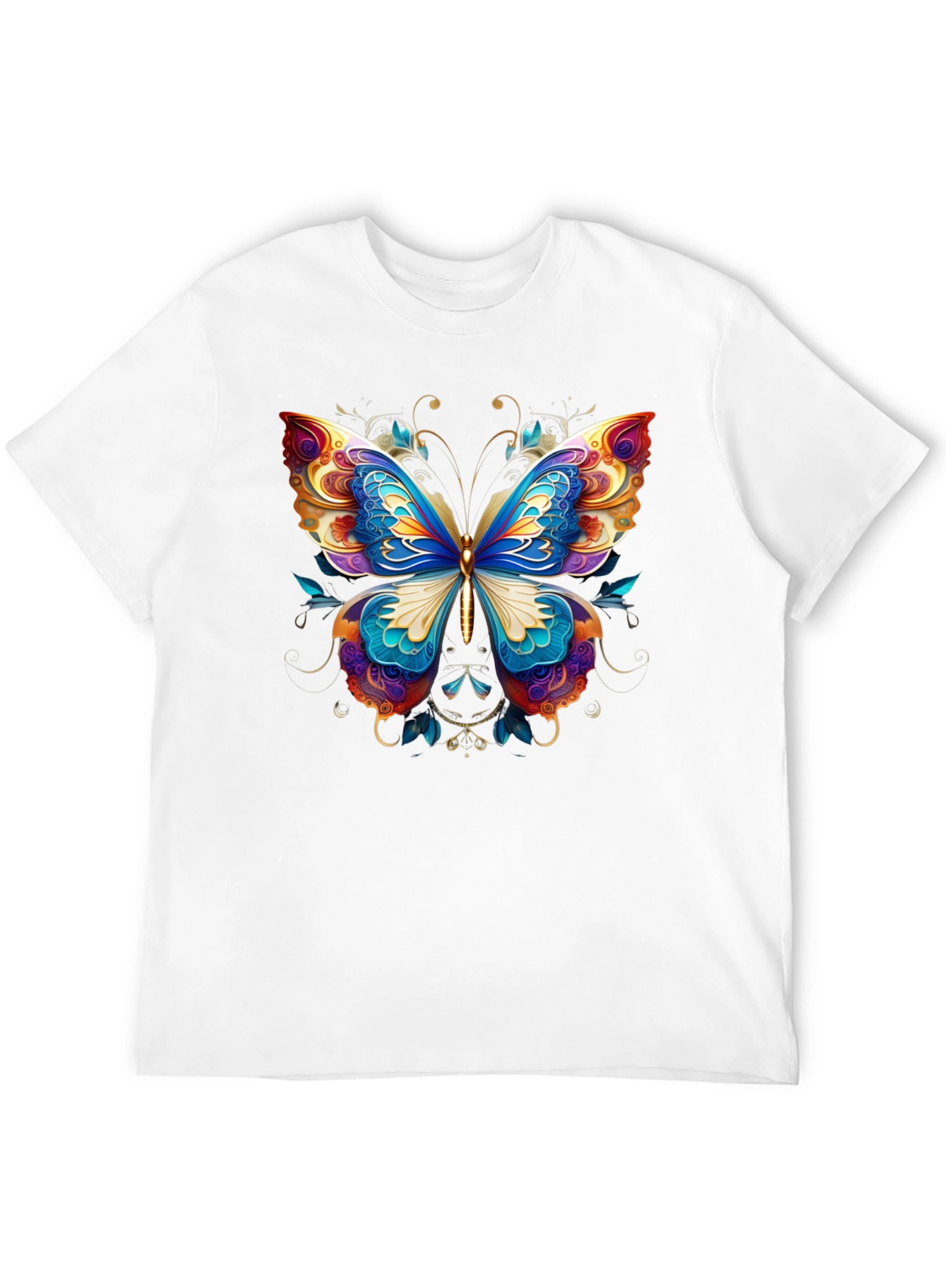 Butterfly Graphic Black T-Shirt