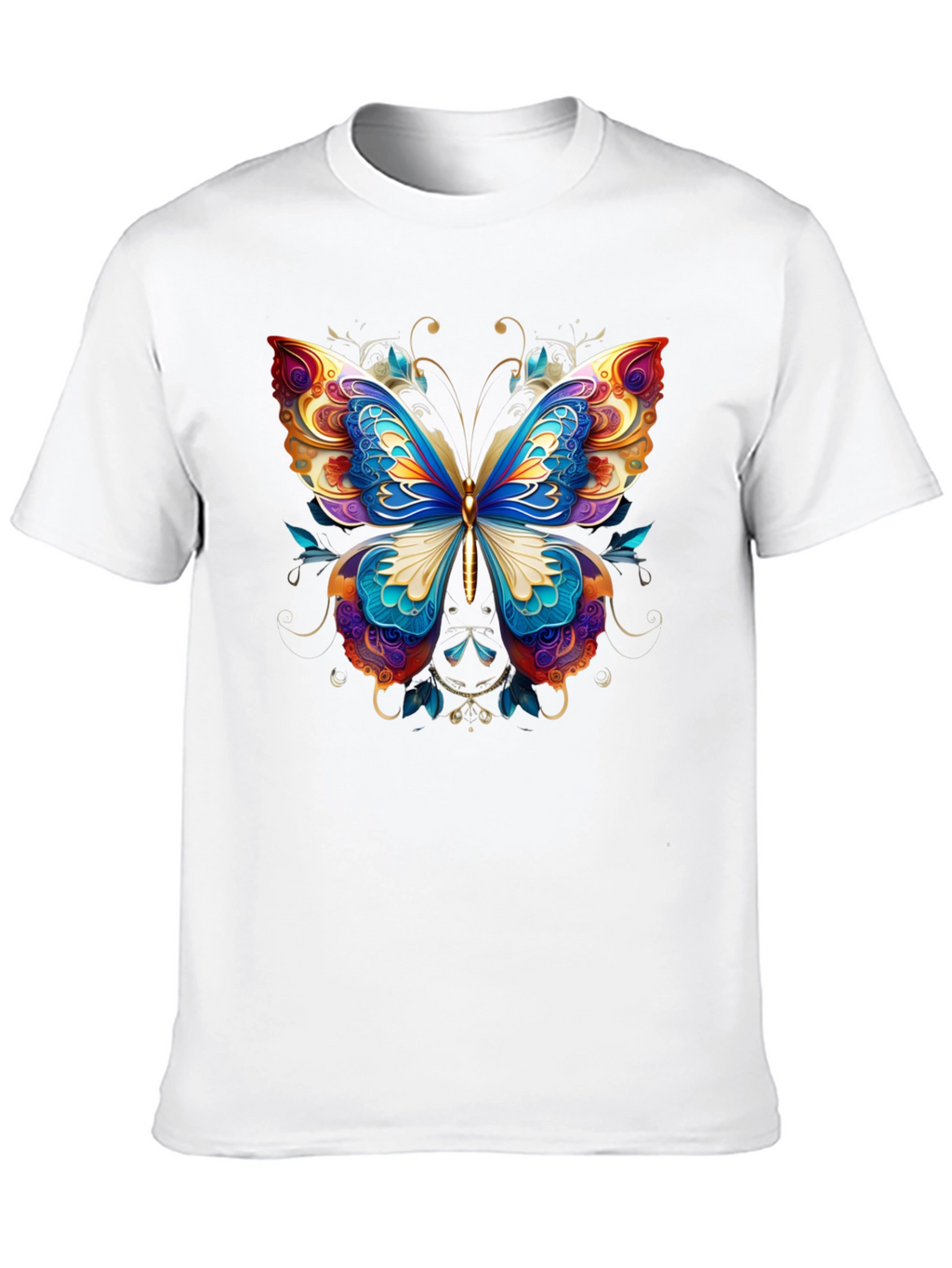 Butterfly Graphic Black T-Shirt