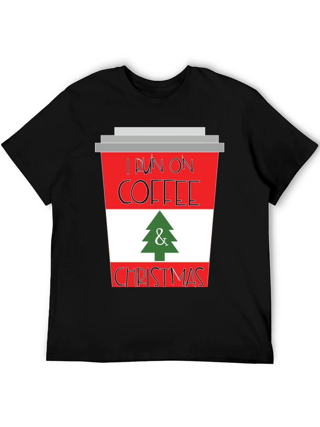 I Run on Coffee & Christmas T-Shirt