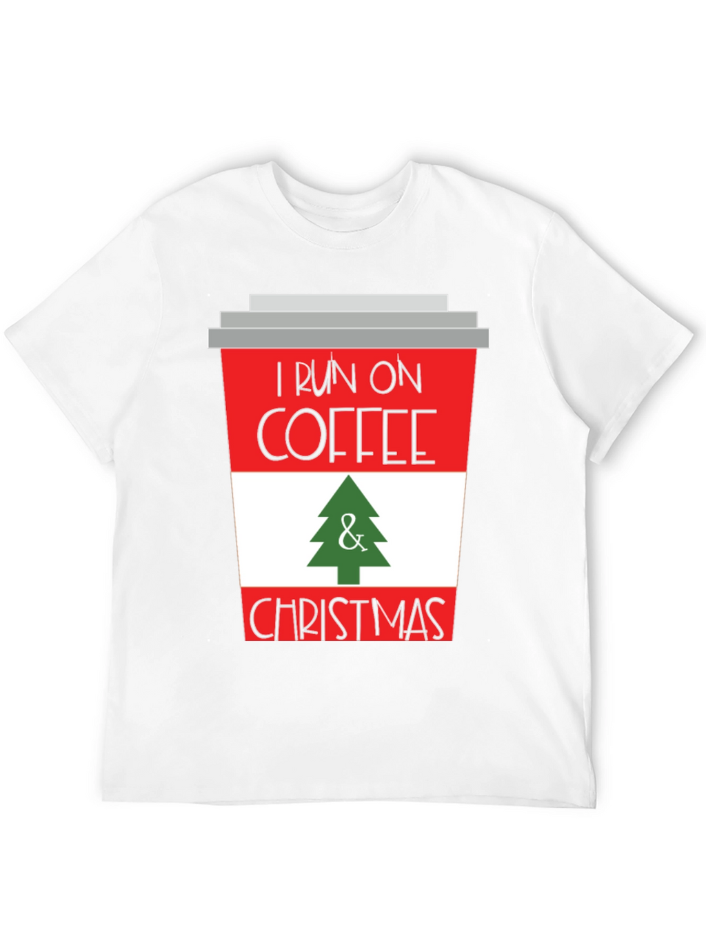 I Run on Coffee & Christmas T-Shirt