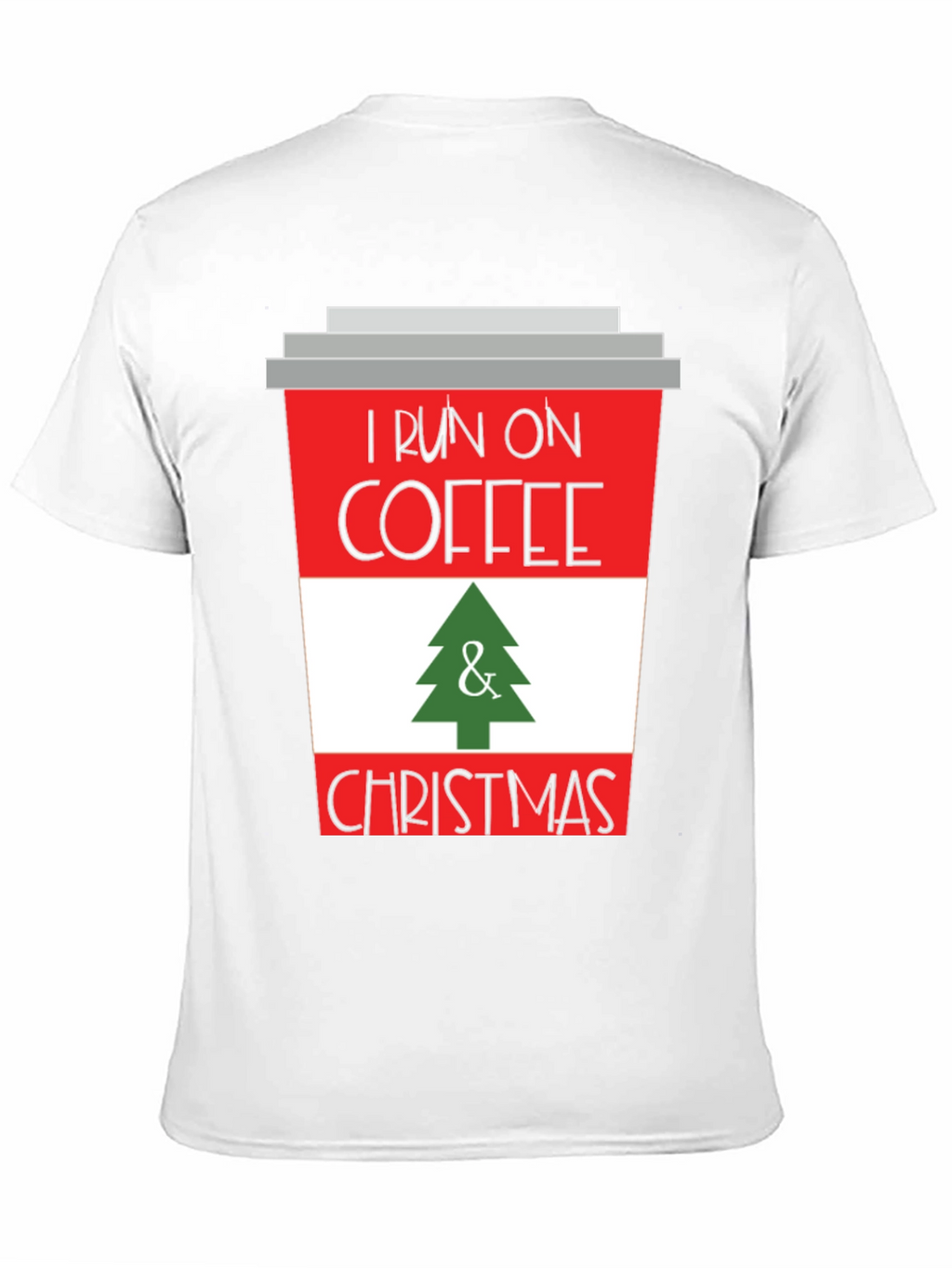 I Run on Coffee & Christmas T-Shirt
