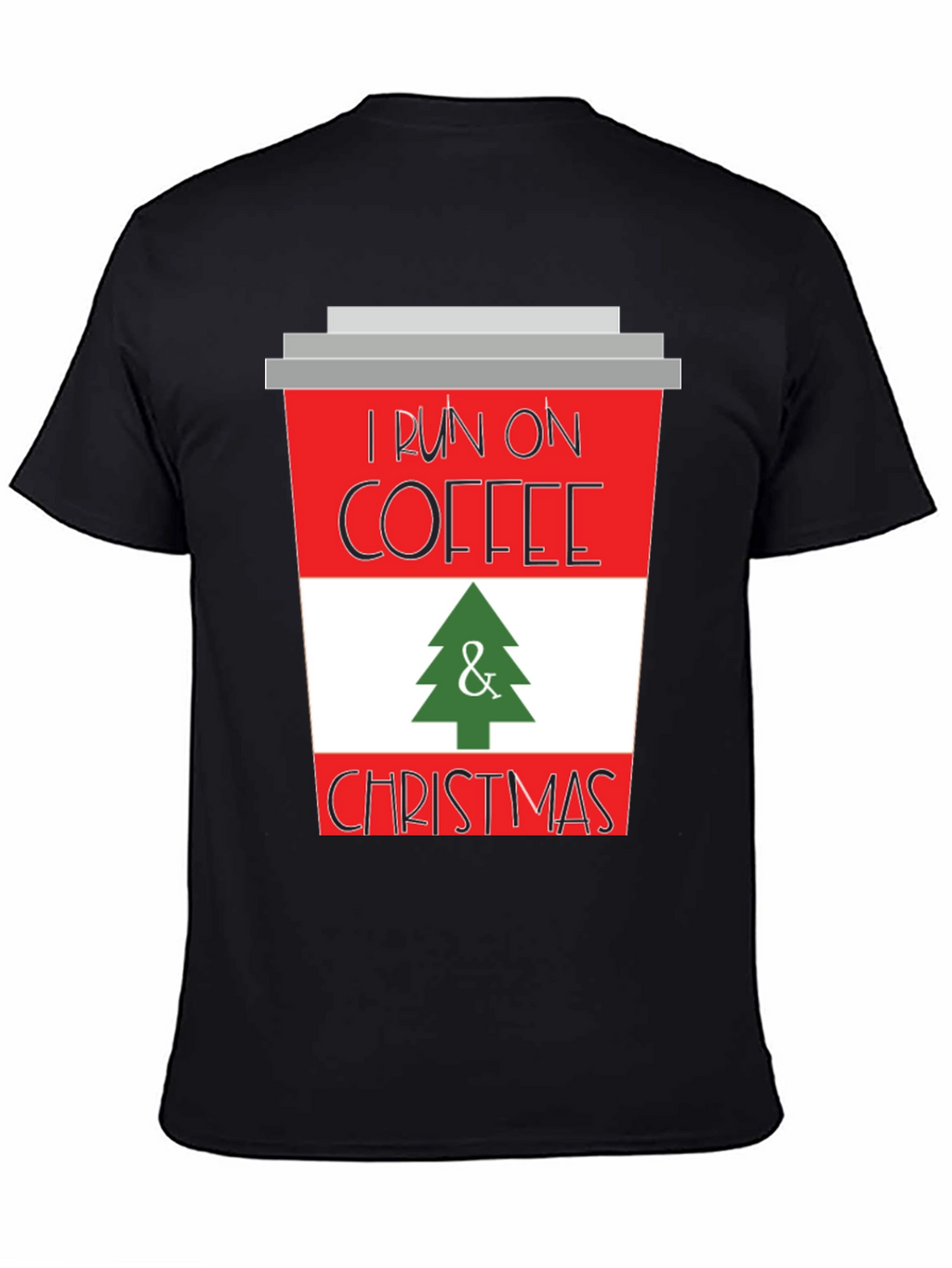 I Run on Coffee & Christmas T-Shirt