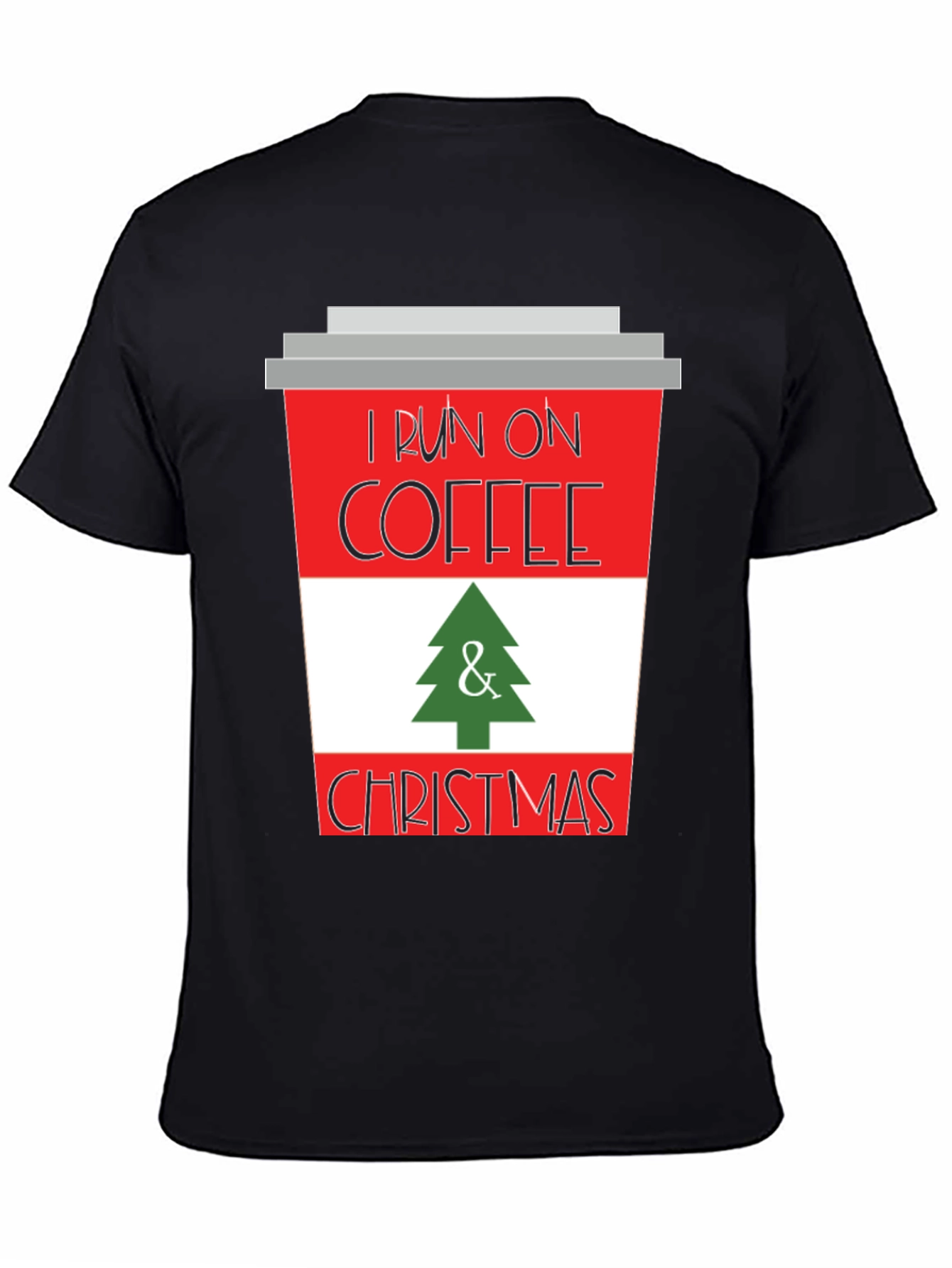 I Run on Coffee & Christmas T-Shirt