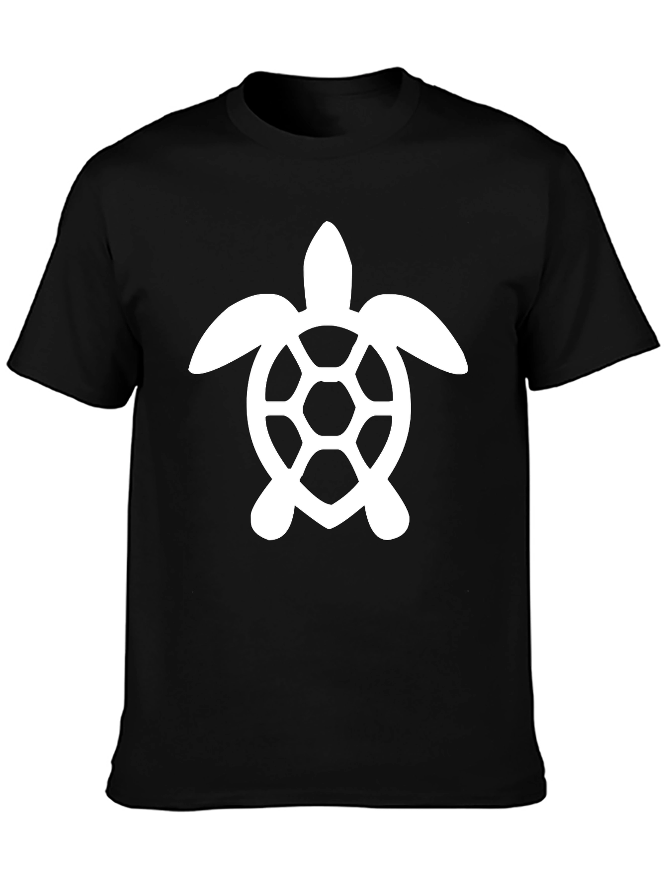 Turtle Graphic T-Shirt - Classic Crew Neck
