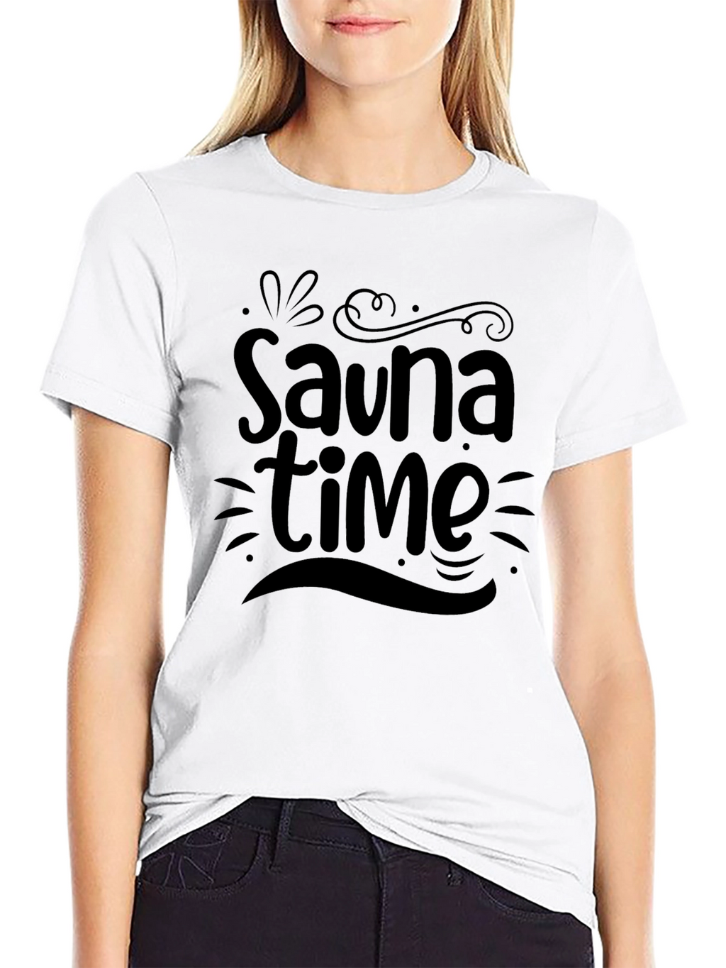 Sauna Time Graphic T-Shirt - Relaxation Tee