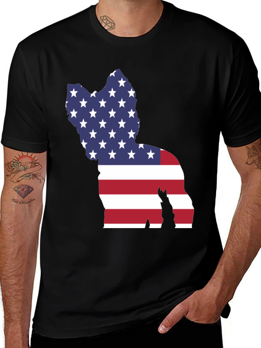 American Yorkshire Terrier Graphic Tee